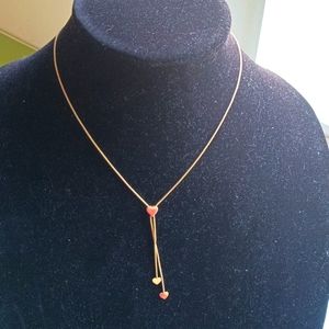 14 KT Gold Heart Necklace.